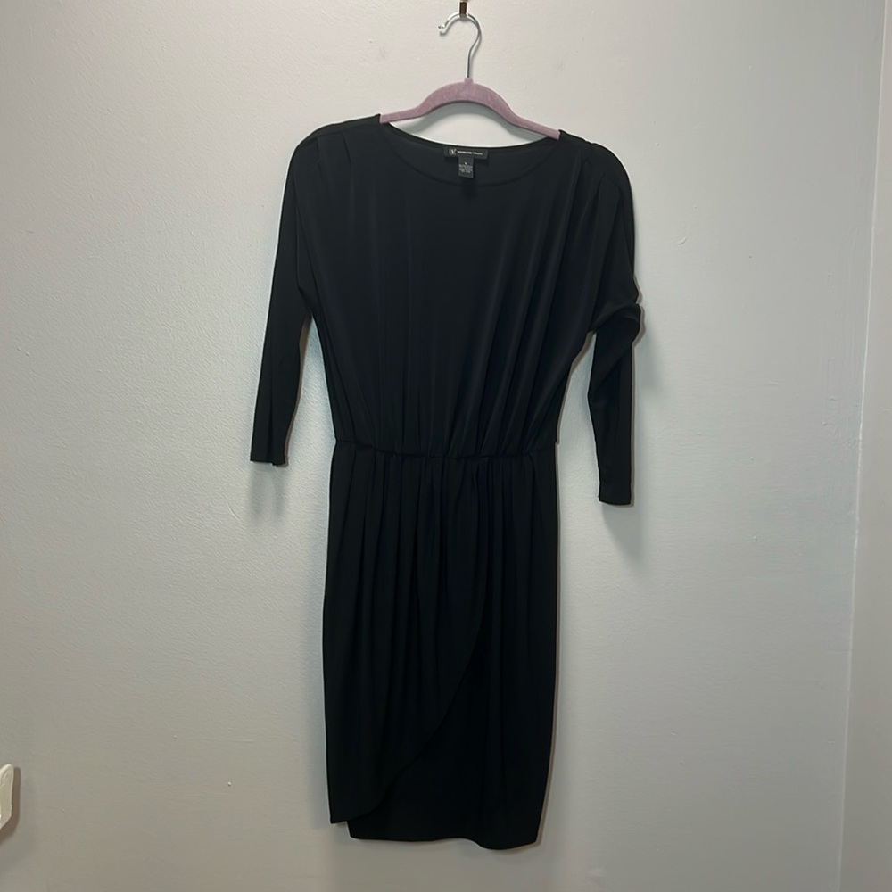 Formal Black Dress - INC - Long Sleeve Dress